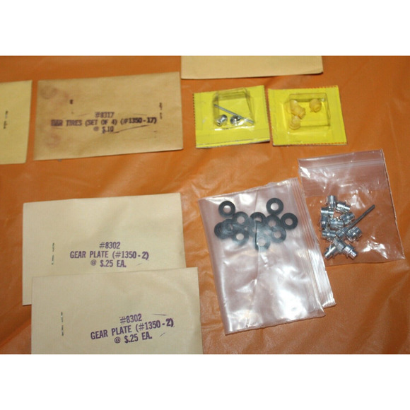 Aurora Model Monitoring ThunderJet 500 Motor Service Parts Assorted Lot 100 + Pc - Picture 6 of 9